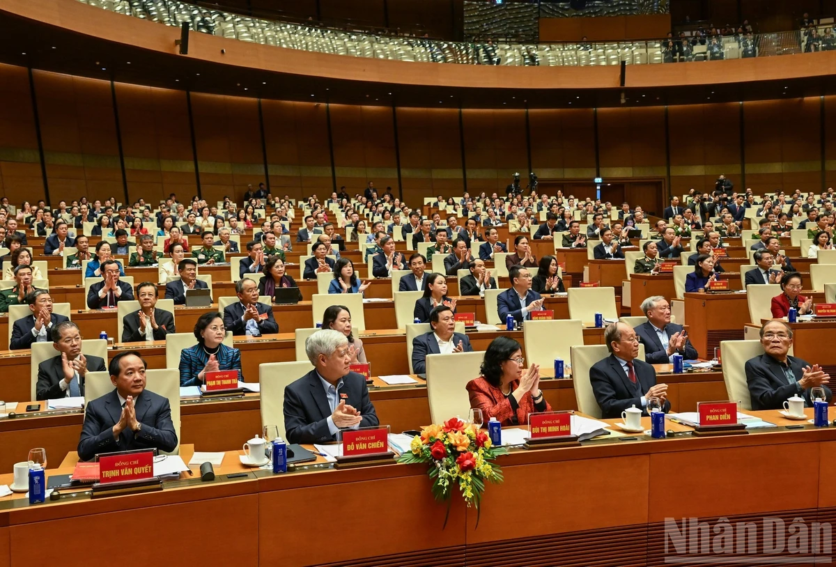 出席会议的党政领导人、前任领导人。(维灵 摄)