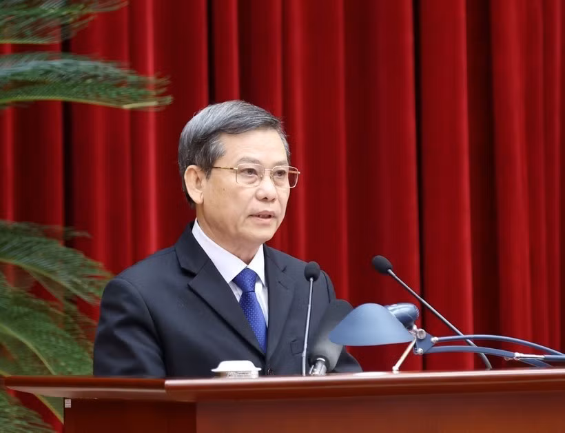 越共中央书记处书记、中央内政部常务副部长黎明智。