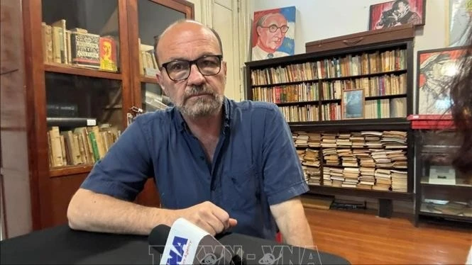 阿根廷共产党中央对外部部长马塞洛·罗德里格斯。(图片来源:越通社)