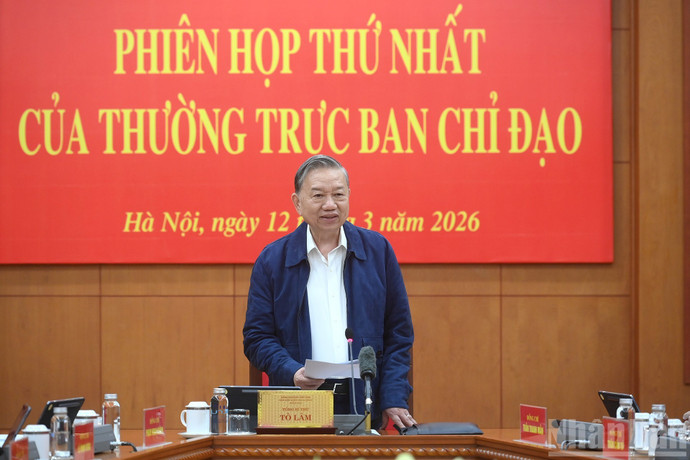 苏林总书记主持会议。